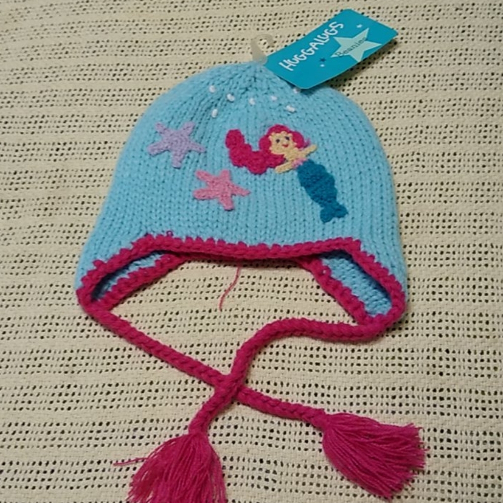 Huggalugs mermaid beanie for baby girl